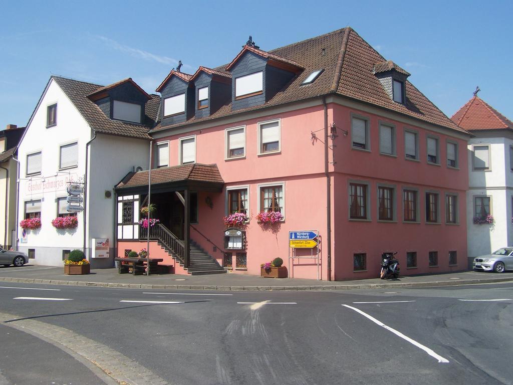 Hotel Schwarzes Ross Schwarzach am Main Zewnętrze zdjęcie